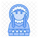 Winter Avatar User Profile People Woman Eskimo Icon