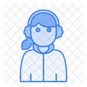 Winter Avatar User Profile People Woman Icon
