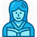 Woman Student Avatar Icon