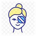 Woman After Eye Surgery Icon