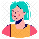 Woman Female Girl Icon