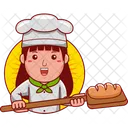 Woman Baker  Icon