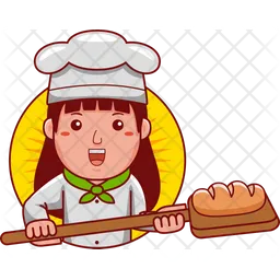 Woman Baker  Icon