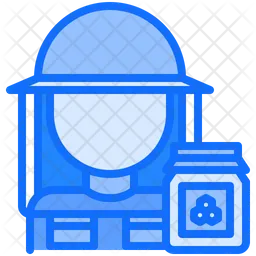 Woman Beekeeper  Icon