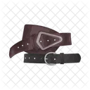 Woman Belt Belt Costume Icon
