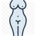 Nude Naked Stripped Icon