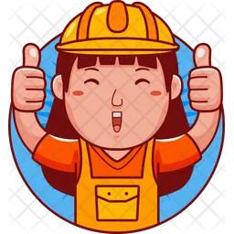 Woman Builder  Icon