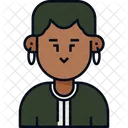 Woman buzzcut  Icon