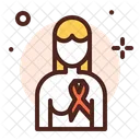 Woman Cancer  Icon
