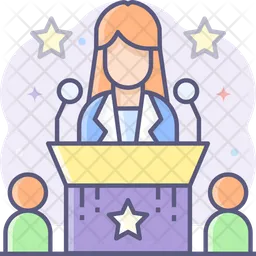 Woman Candidate  Icon