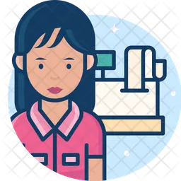 Woman Cashier  Icon