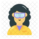 Chemist Woman Female Icon