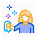 Woman Cleaner  Icon
