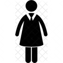 Woman Female Clothe Icon