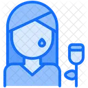 Woman Crying  Icon