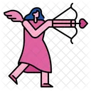 Women Cupid Arrow Icon