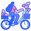 Bike Bicycle Heart Icon