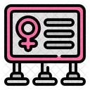 Woman day board  Icon
