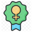 Woman Day Medal Medal Woman Icon