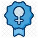 Woman Day Medal Medal Woman Icon