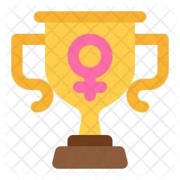 Woman day trophy  Icon