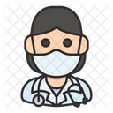 Woman Doctor  Icon