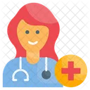 Woman Doctor  Icon
