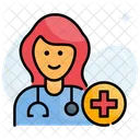 Woman Doctor  Icon