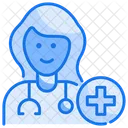 Woman Doctor  Icon