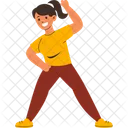 Exercise Woman Fitness Icon
