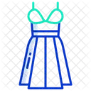 Woman Dress Dress Clothing Icon