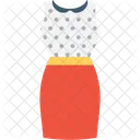 Woman Dress Clothing Icon