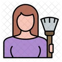 Cleaner Housekeeping Hygiene Icon