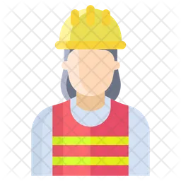 Woman Electrician  Icon