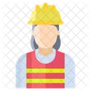 Gwoman Electrician Woman Electrician Female アイコン