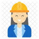 Woman Engineer  Icon