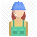 Woman Engineer  Icon