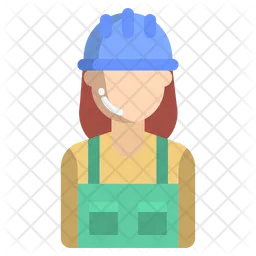 Woman Engineer  Icon