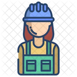 Woman Engineer  Icon