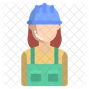 Woman Engineer  Icon