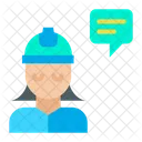 Chat Bubble Chatting User Icon