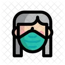 Woman Facemask  Icon
