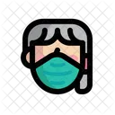 Woman Facemask  Icône