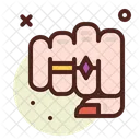 Woman Fist Icon