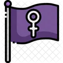 Woman Flag  Symbol