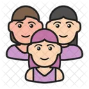 Woman Group  Icon