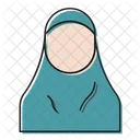 Woman Haj  Icon