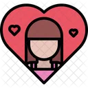 Woman Heart  Icon