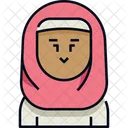 Woman Hijab Avatar Icon
