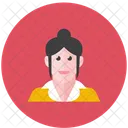 Woman Streamline Kameleon Icon